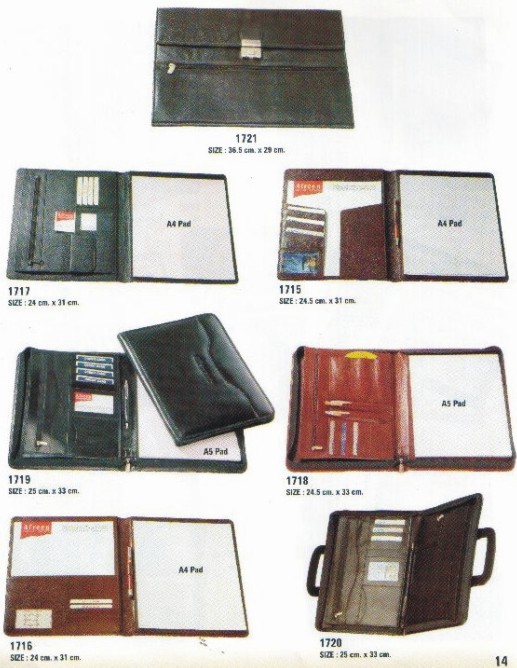  Leather File Folders (Cuir Chemises de classement)