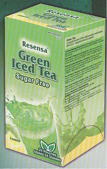  Resensa Green Iced Tea Sugar Free