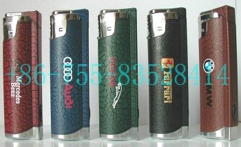  Windproof Gas Lighters With LED Lamp ( Windproof Gas Lighters With LED Lamp)