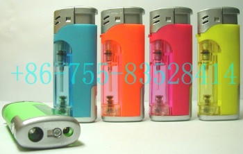  Gas Lighters With LED Lamp