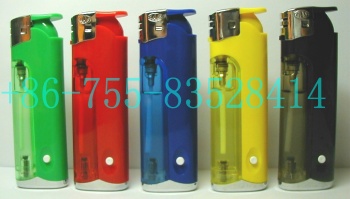  Electronic Gas Lighters With LED Lamp (Elektronische Gas-Feuerzeuge mit LED-Lampe)