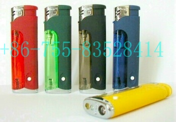  Electronic Gas Lighters With LED Lamp