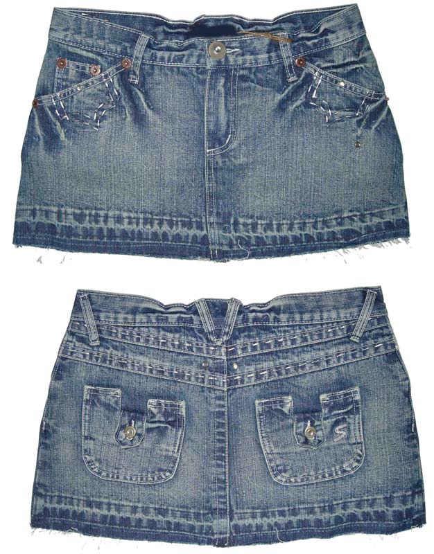  Stock-Women Fashion Denim Skirts (Фонда "Женщины моды Джинсовая юбка)