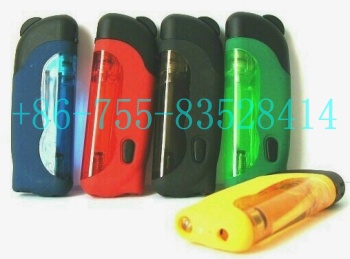  Plastic Gas Lighters With LED Lamp