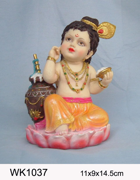  Polyresin Indian God, Hindu God Statue
