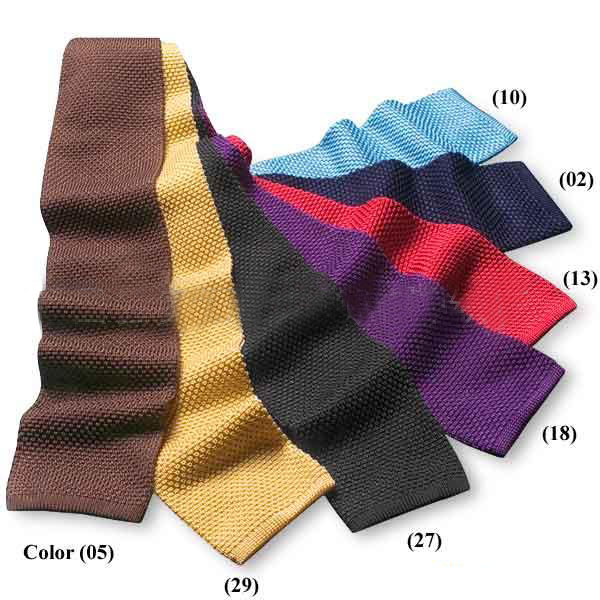  Knit Necktie / Knitted Tie (Вязать Галстук / Трикотажные галстуков)