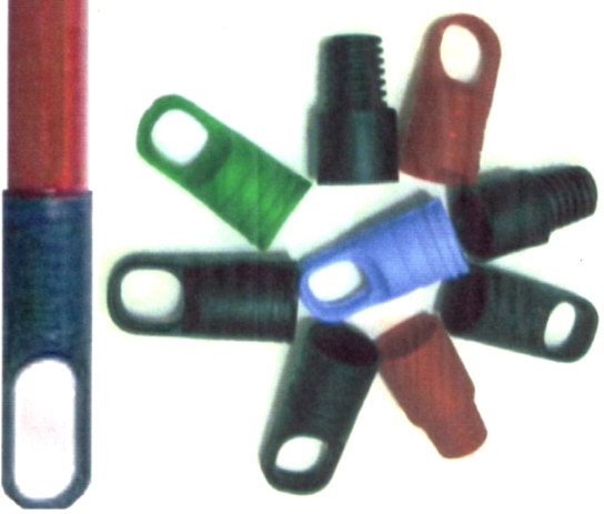  Broom Handle PVC With Cap (Hanger) And Screw Plastic