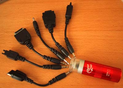  Portable Reusable Emergency Mobile Phone Charger With LED (Portable Reusable Emergency Mobile Phone Charger Avec LED)