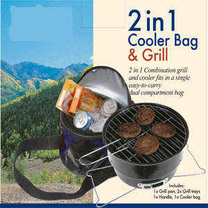  2 In 1 Cooler Bag & Grill (2 В 1 Cooler Bag & Гриль)