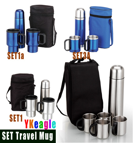  Travel Mug Set1 / Vacuum Flask / Auto Mug / Beer Mug (Voyage Set1 Mug / Thermos / Auto Mug / Chope)
