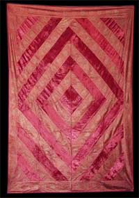  Patch Work Silk-velvet Bedsheet (Patch travail de la soie de velours Bedsheet)