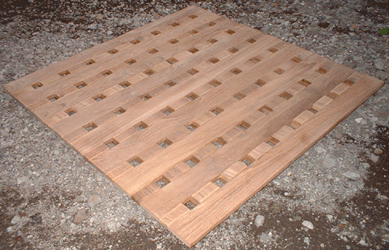 Wooden Bath Mat (Holz-Badematte)