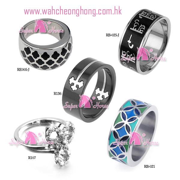  Stainless Steel & Titanium Ring (Stainless Steel & Titanium Ring)