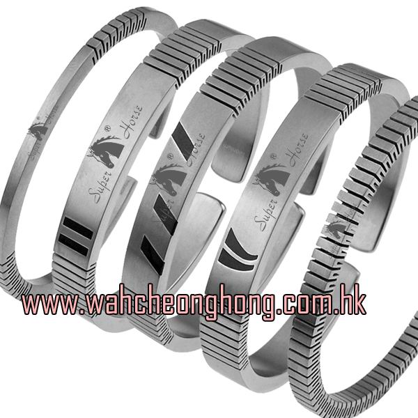  Titanium & Stainless Steel Bangle ( Titanium & Stainless Steel Bangle)