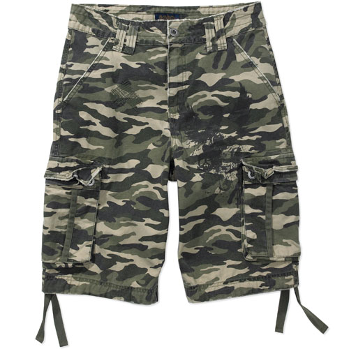  Mens Cotton Rib Stop Short, Olive And Natural Colour (Мужская Хлопок ребер останавливаются, оливковое и Natural Colour)