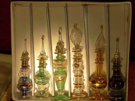  Egyptian Small Perfume Bottles