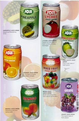  325ml. Can Juice (325ml. Boite de jus)