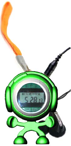  LCD Clock With Radio