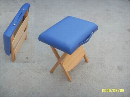  Portable Wooden Massager Stool (Portable Massager Hocker aus Holz)