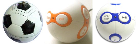  Football Shape Digital MP3 Player (Футбол форма цифровой MP3-плеер)