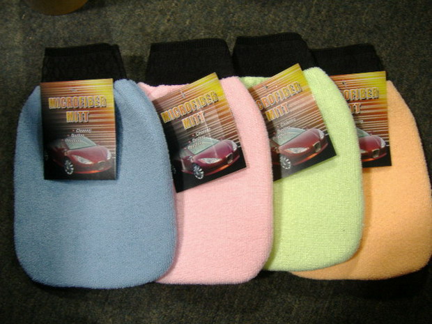  Microfiber Washing / Dust Mitt For Car Care (Стиральные Microfiber / пыль Mitt Для Уход за автомобилем)