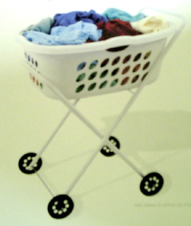  Laundry Baskets Trolley