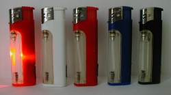  Cigarette Gas Lighter With Flash LED Lamp ( Cigarette Gas Lighter With Flash LED Lamp)