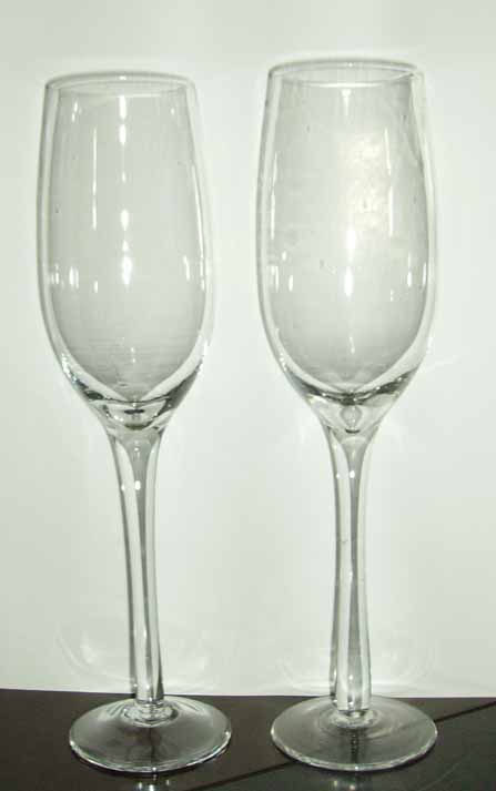  Glass Champagne Goblet (Verre de champagne Goblet)