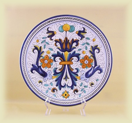 Artistic Deruta Plate (Künstlerische Deruta Tafel)