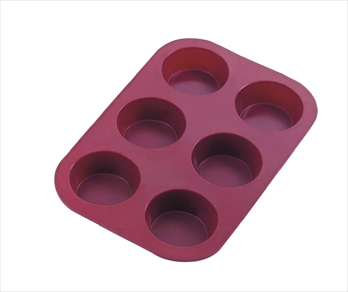  Silicone Bakeware - 6 Cup Muffin Pan (Plats de cuisson en silicone - 6 muffins)