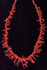  Genuine Mediterranean Red Coral Long Branches Necklace