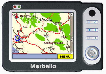 Marbella GPS Handheld Navigator (Aus, USA, EU, China, Tailand, Malaysia) (Marbella Handheld GPS Navigator (AUS, USA, EU, China, Thailand, Malaysia))