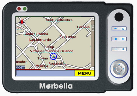 Marbella Nav-5210 GPS Navigator (Aus, USA, Pan Europe, China, South Africa) (Marbella Nav-5210 GPS-Navigator (AUS, USA, Pan-Europa, China, Südafrika))