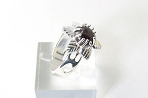  Sterling Silver Gemstone Finger Ring (Sterling Silver Gemstone Bague)