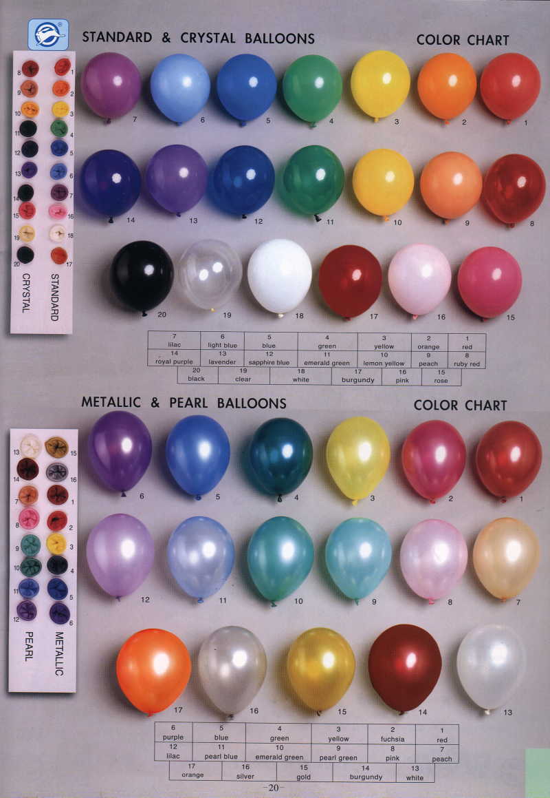  Pearl Colours Balloons (Pearl Couleurs ballons)