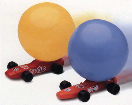  Balloon Racer Car (Воздушный шар гонщик)