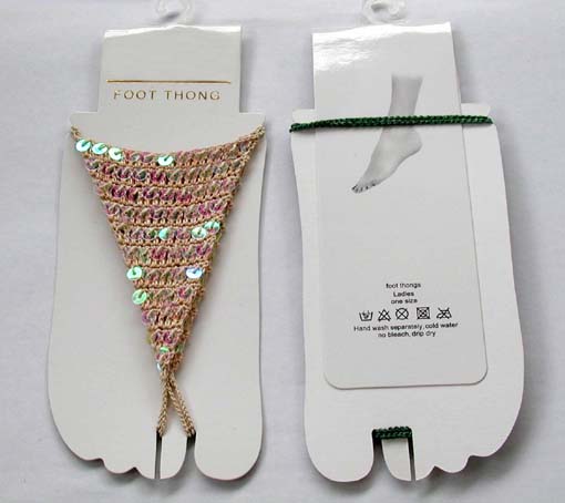  Crocheted Foot Thong (Крючком Foot Thong)