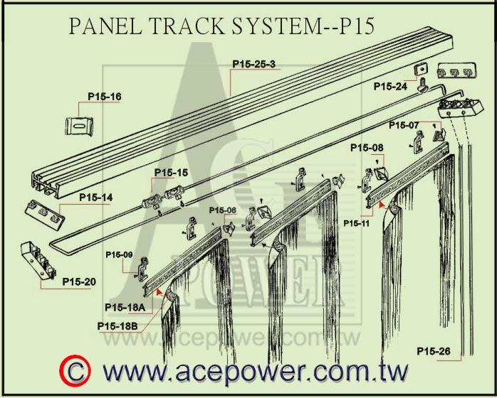  Panel Track System Blinds ( Panel Track System Blinds)