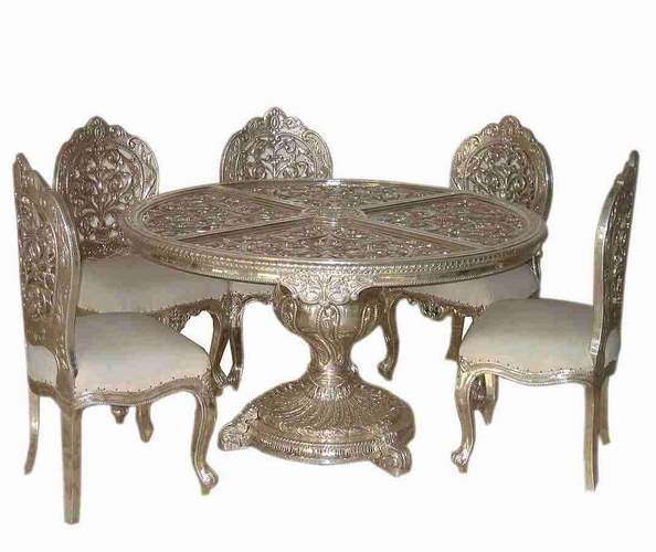  Silver Dining Set (Silver Furniture) ( Silver Dining Set (Silver Furniture))