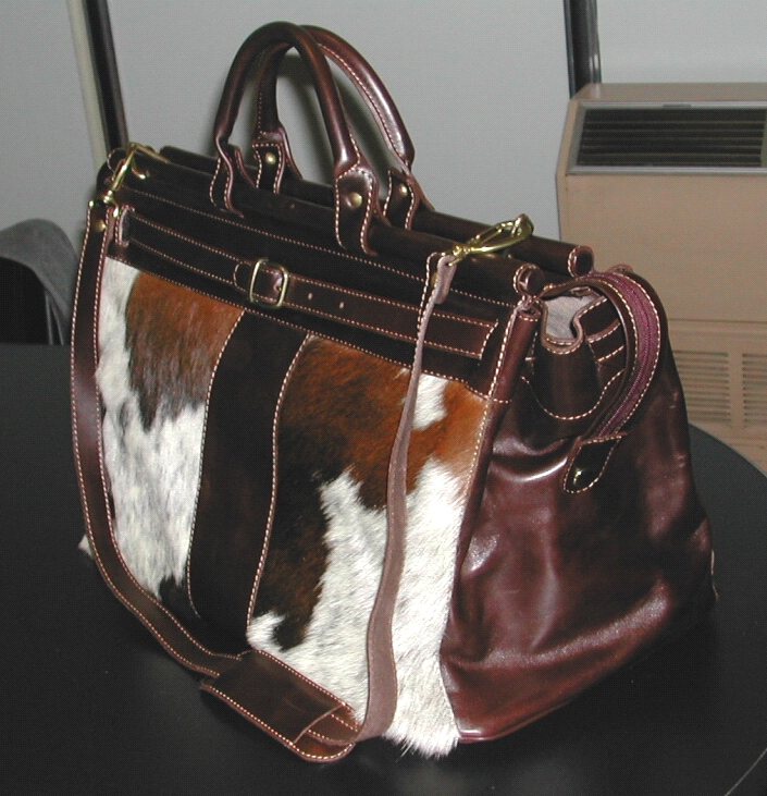  Hair-on Cowhide Leather Goods