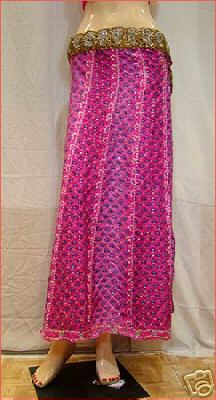  Gypsy Skirt Alka Vora New Indian 100 % Silk Skirt