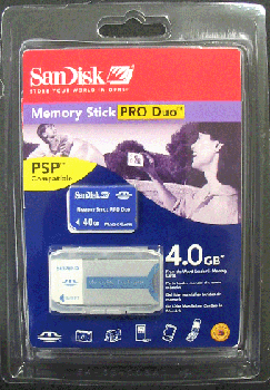  Sandisk MS PRO Due 2gb / 4gb Card (Original Only) (Sandisk MS PRO grâce 2GB / 4GB Card (original seulement))