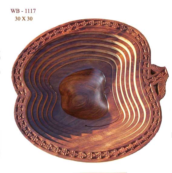  Folding Wooden Basket (Panier pliant en bois)