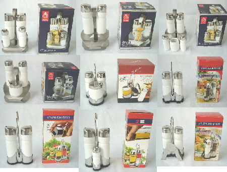  Porcelain Condiment Sets