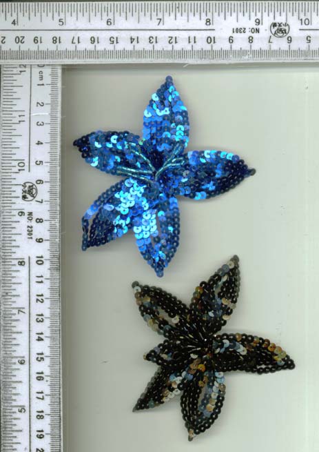  Sequins Flower Applique ()