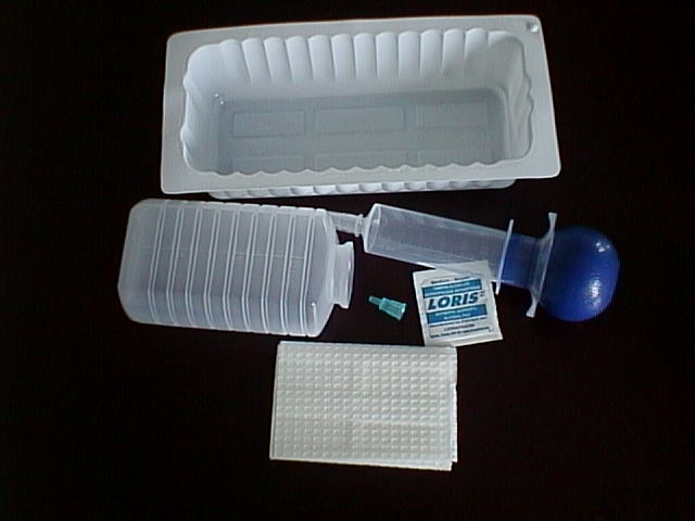 Bewässerung Tablett mit Glühlampe Spritze (Bewässerung Tablett mit Glühlampe Spritze)