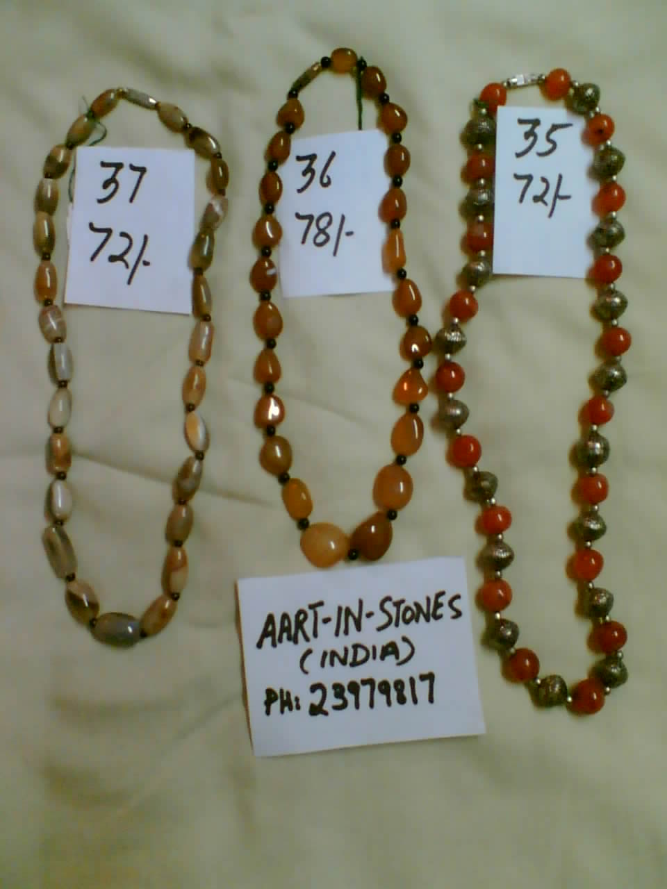  Semi-precious Stone Necklaces (Halbedelstein Halsketten)