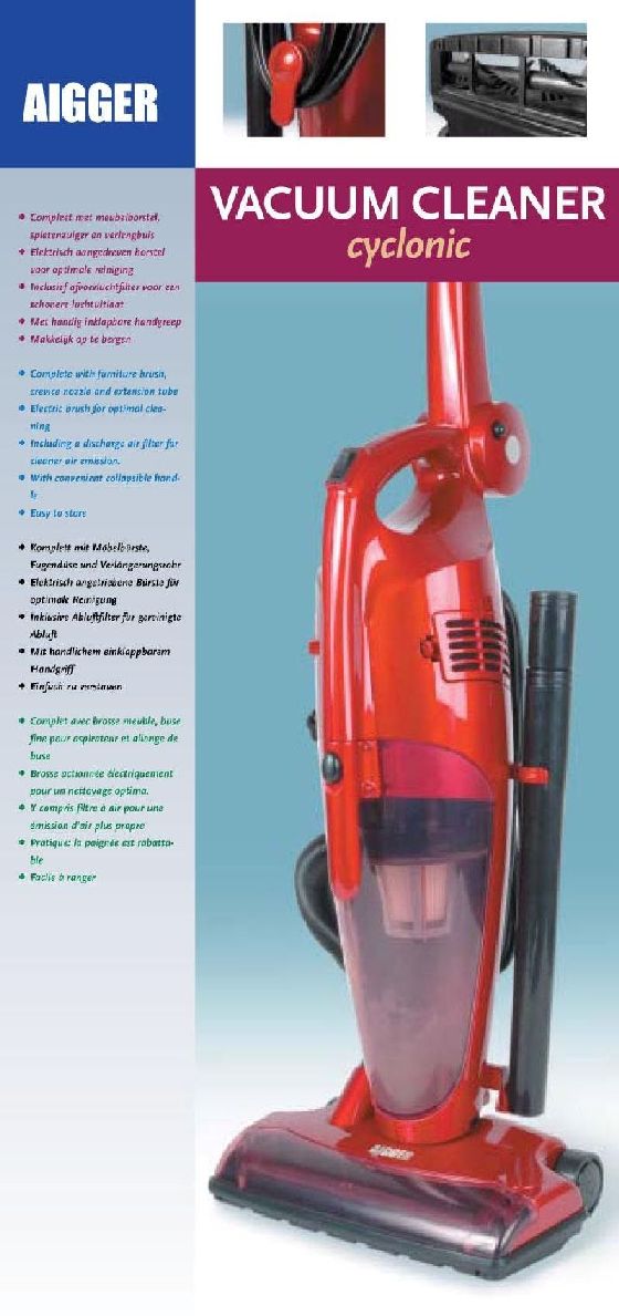  Vacuum Cleaner, Upright (Aspirateur, Upright)