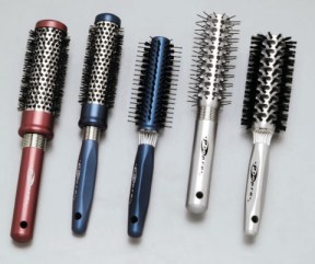Haarbürste, Curl Haarbürste aus Kunststoff, Aluminium Metallic Haarbürste, Pi (Haarbürste, Curl Haarbürste aus Kunststoff, Aluminium Metallic Haarbürste, Pi)