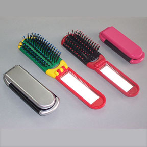 Faltbare Haarbürste mit Spiegel, Folding Haarbürste mit Spiegel, Haarbürste (Faltbare Haarbürste mit Spiegel, Folding Haarbürste mit Spiegel, Haarbürste)